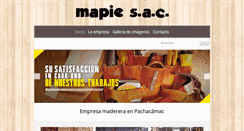 Desktop Screenshot of mapieperu.com